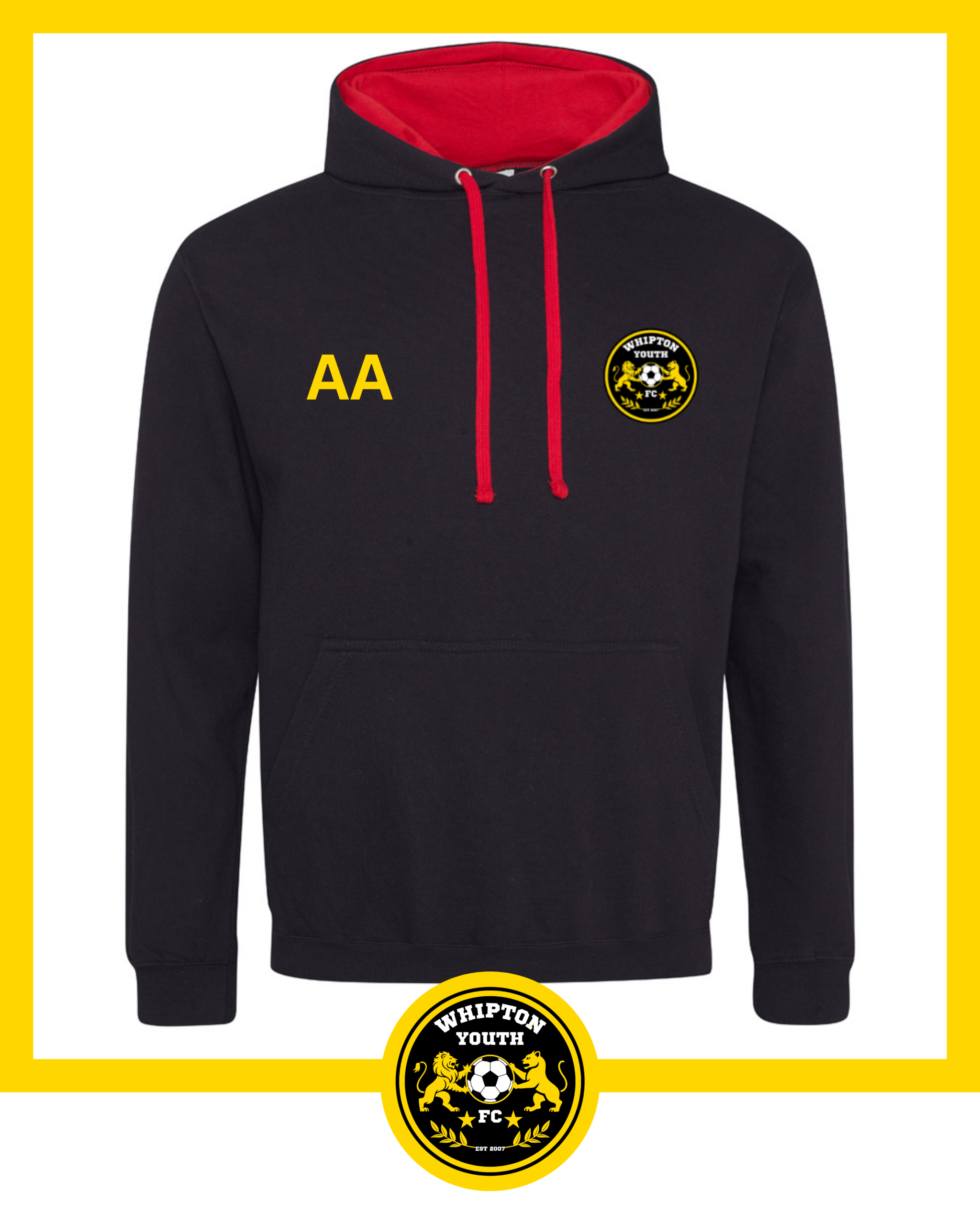 Adults Dual Colour Hoodie - Whipton Youth FC