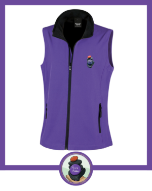 Soft Shell Bodywarmer - Purple Pebbles