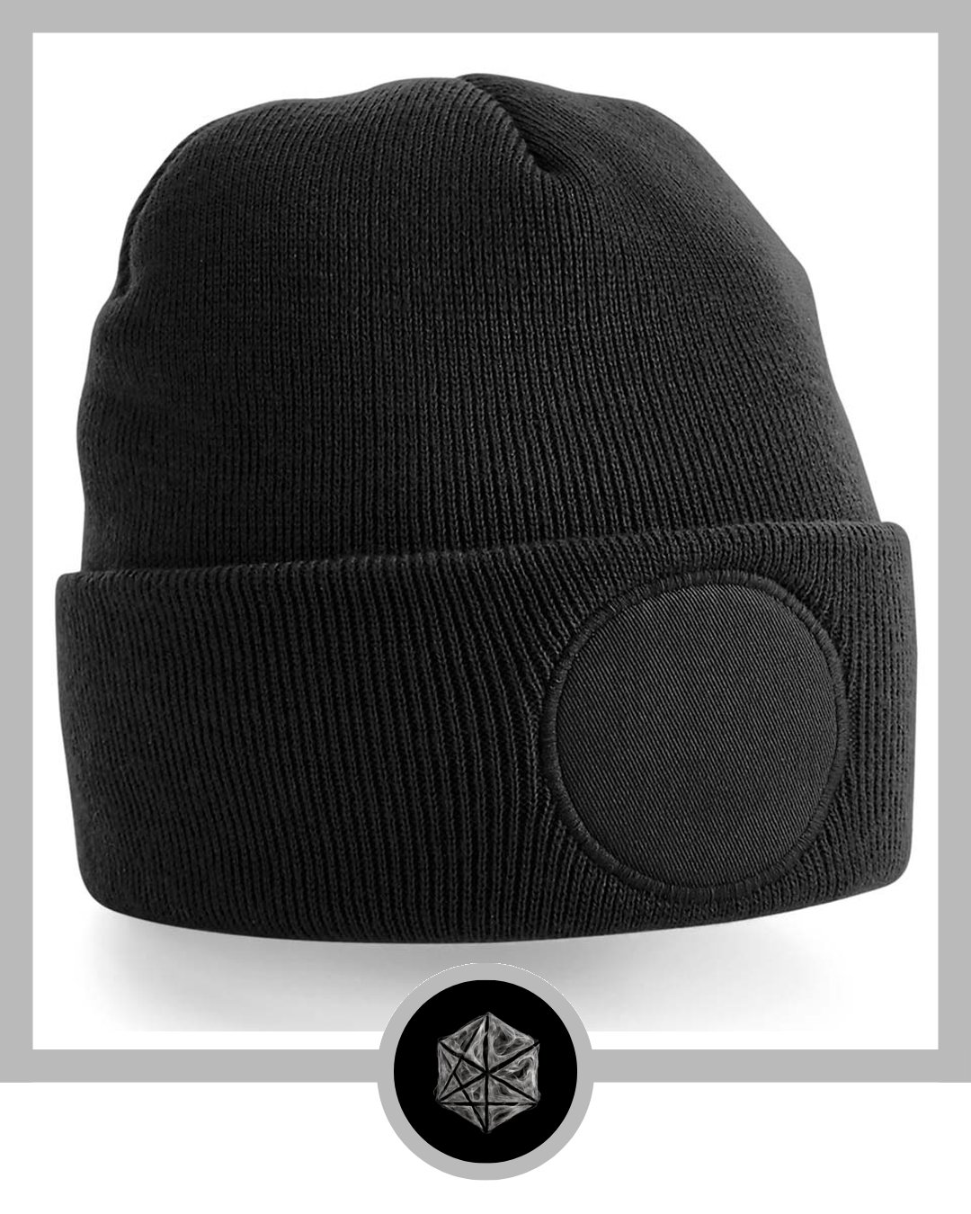 Circular Patch Beanie - Image 2