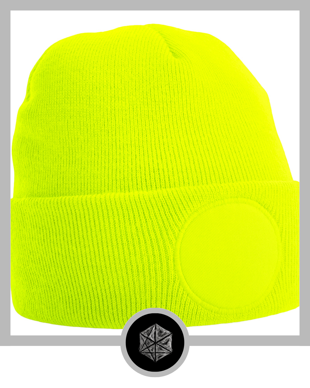 Circular Patch Beanie