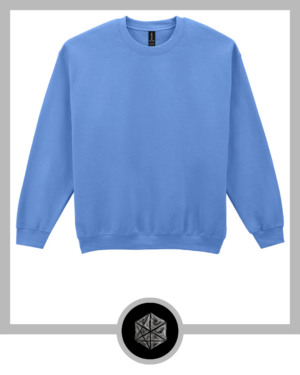 Heavy Blend Sweatshirt Carolina Blue Front
