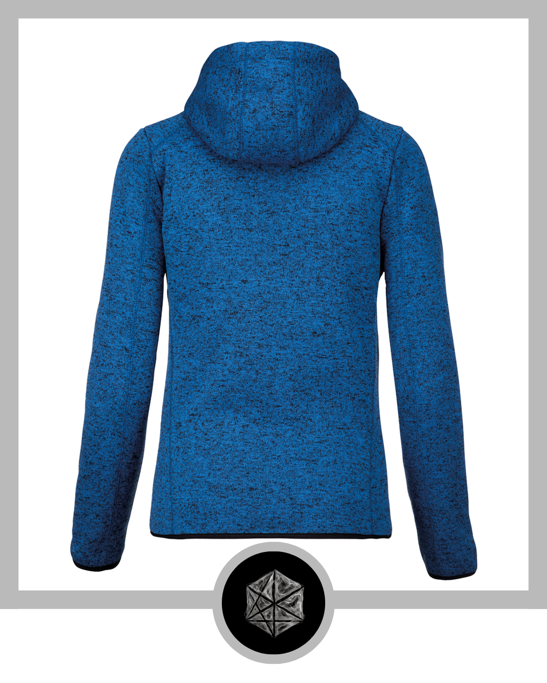 Ladies Heather Hooded Jacket - Image 2